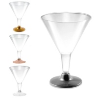 Copa de 180 ml de plástico colores cocktail - 3 unidades