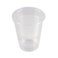 Vasos de 200 ml de plástico transparente - 50 unidades
