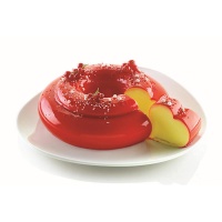 Molde savarin de 22 x 22 x 6,5 Abraccio - Silikomart