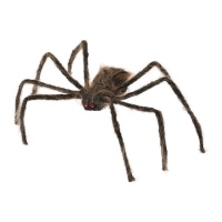 Araña de 75 cm marrón peluda