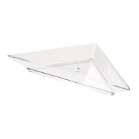 Cuencos de 10 x 5 cm de plástico triangular - 50 unidades
