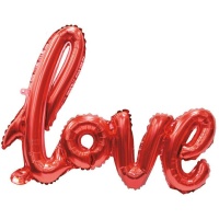 Globo letras love rojo de 1,08 m