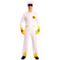 Disfraz de ciéntifico nuclear loco para hombre