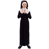Disfraz de monja religiosa para niña