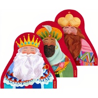 Servilletas de 16,5 cm de Reyes Magos vintage - 18 unidades
