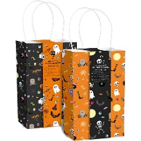 Bolsas de regalo de figuras de Halloween de 21 x 13 x 8 cm - 4 unidades