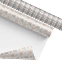 Papel de regalo Nordic de 2 x 0,70 m - 1 unidad