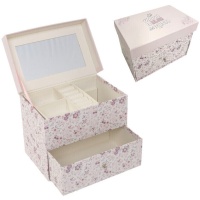 Joyero de Mamá rosa con cajón