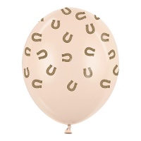 Globos de látex de Herraduras de 30 cm - 6 unidades