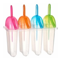 Molde para helados de colores vivos - 4 huecos