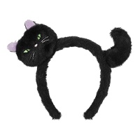 Diadema de gato negro