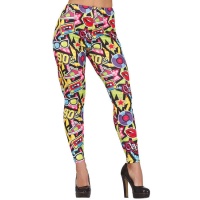 Leggins años 90 estampado