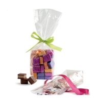 Bolsa para dulces de plástico transparentes con fondo rígido de 10 x 22 cm - Decora - 10 unidades