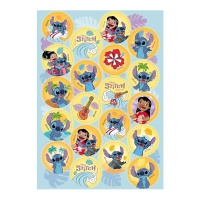 Mini discos de oblea comestible de Stitch 3,4 cm - Dekora - 20 unidades