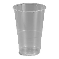 Vasos de 300 ml de plástico transparente - 25 unidades