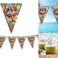 Banderín de Tropical Aloha de 3 m