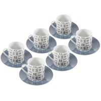 Taza de 90 ml de café Hidráulico - 6 servicios