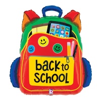 Globo de mochila Regreso a la escuela de 64 cm - Grabo