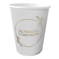 Vasos de Mi Primera Comunión Trigo - 8 unidades