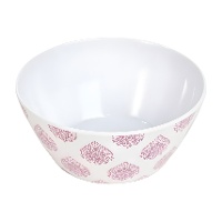 Bol de 13 cm malva estampado
