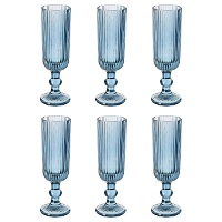 Copa de 160 ml para cava rayada vertical - 6 unidades