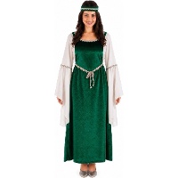 Disfraz de mujer medieval