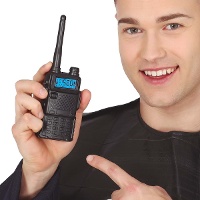 Walkie talkie de policía