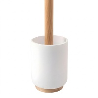 Escobillero bicolor madera - 1 unidad