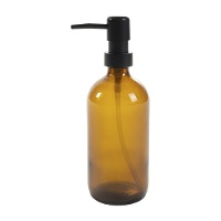 Dispensador de jabón ámbar de 21,4 cm