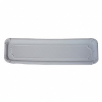 Bandeja de 34 x 12 cm blanca - 100 unidades