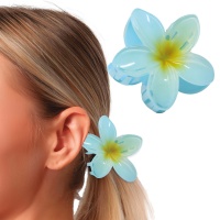 Pinza de flor hawaiana para el pelo - 1 unidad
