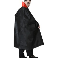 Capa de 140 cm de vampiro con cuello para adulto