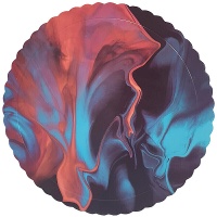 Base para tarta de 20 x 20 x 0,3 cm diseño abstracto - 1 unidad