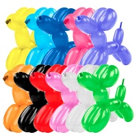Globos de látex modelables - 12 unidades