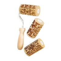 Kit de mini rodillos marcadores navideños - Scrapcooking - 4 piezas