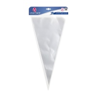 Bolsa para chucherías transparente de 38 x 19 cm - 10 unidades