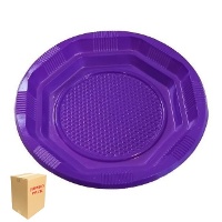 Platos de 13,5 cm de plástico de colores - 1920 unidades