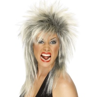 Peluca de rockera diva