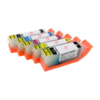 Pack cartuchos de limpieza tinta comestible de colores 580/581 - 5 unidades