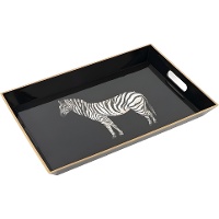 Bandeja de 45 x 31 cm royal animal cebra