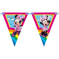 Banderín de Minnie Arcoíris