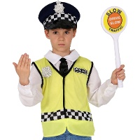 Conjunto de policía infantil