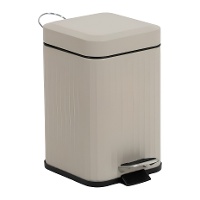 Papelera para baño de 3 L cuadrada