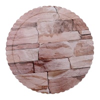 Base para tarta de 30 x 30 x 0,3 cm redonda en diseño - 1 unidad