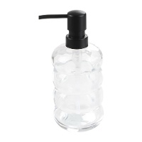 Dispensador de jabón transparente de 18 cm