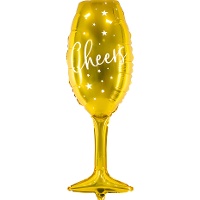Globo de copa de champán de 28 x 80 cm - PartyDeco