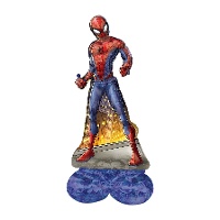 Globo de Spiderman telaraña de 1,37 x 0,66 m