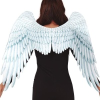 Alas de ángel de tela blancas de 1,05 x 0,45 m