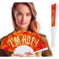 Abanico con mensaje I'm Hot !
