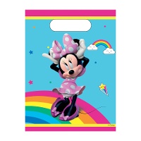 Bolsas de Minnie Arcoíris - 6 unidades